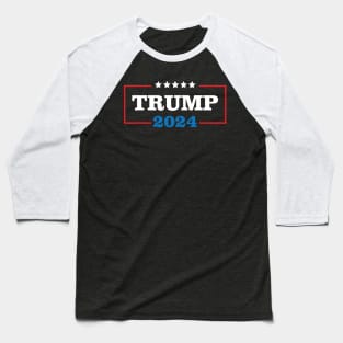 Trump 2024 America First Baseball T-Shirt